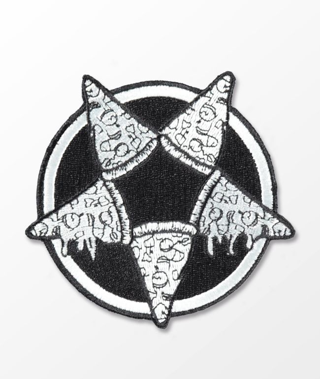 Killstar Pizzagram Black & White Patch