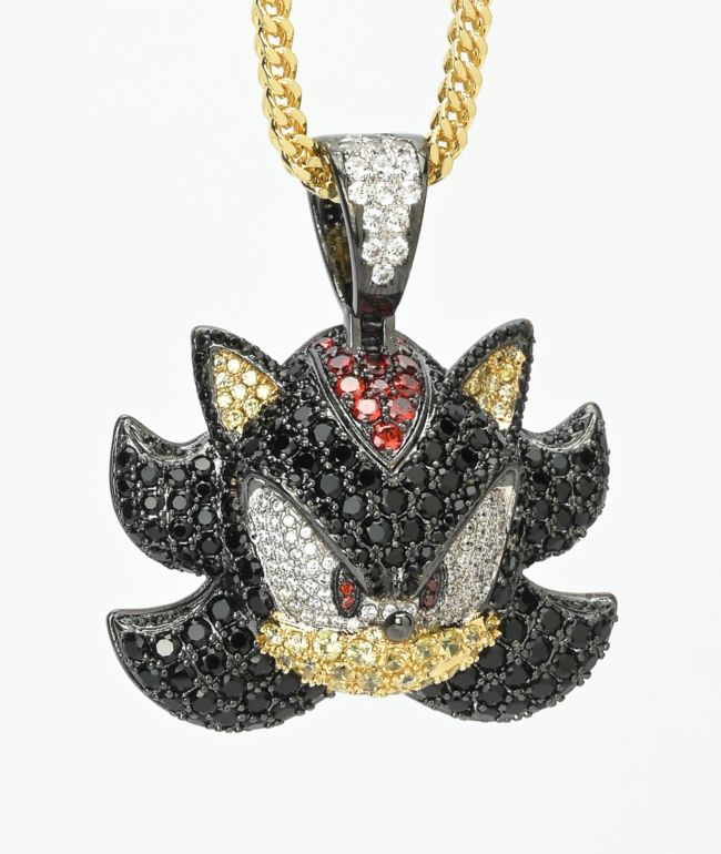 King Ice x Sonic Shadow 20" Gold Chain Necklace