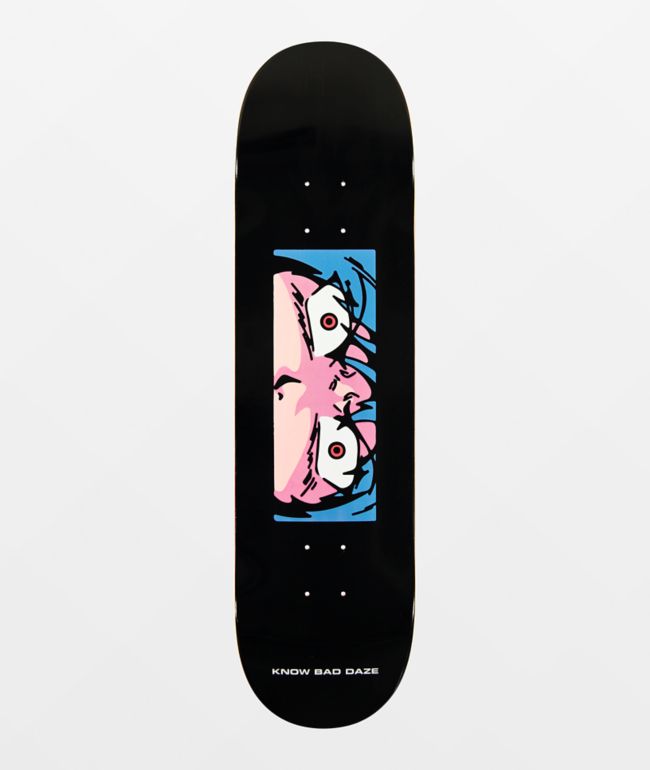 Know Bad Daze Anger Eyes 8.25" Skateboard Deck