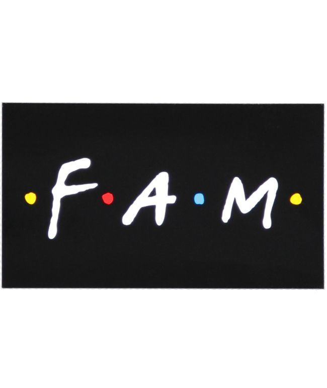 Know Bad Daze Fam Sticker Zumiez