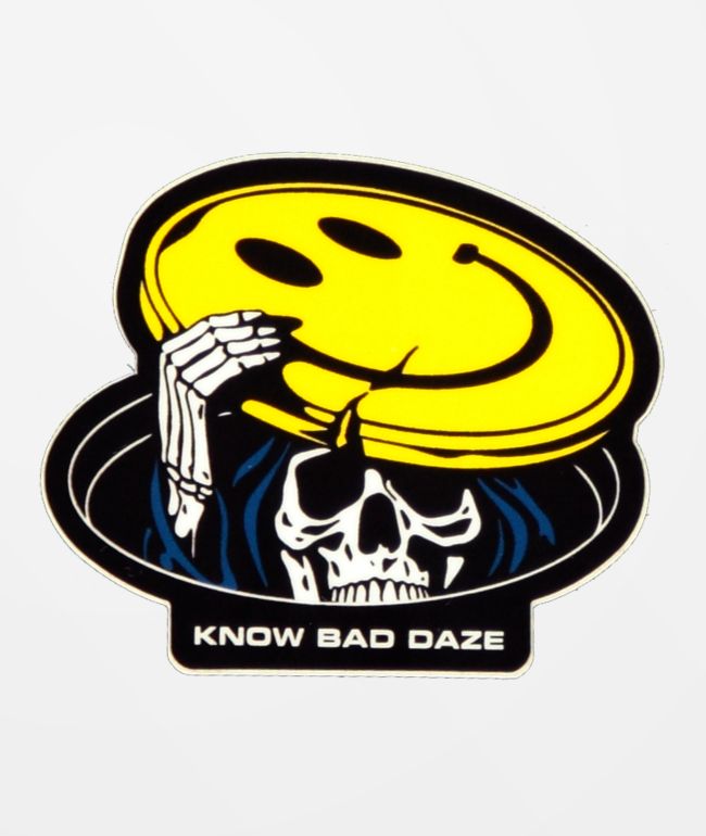 Know Bad Daze Peekaboo Sticker Zumiez