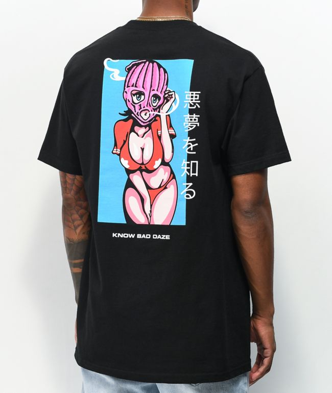 Know Bad Daze Smoke Black T-Shirt