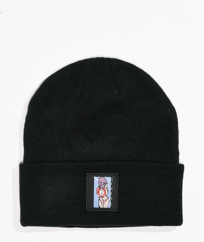 Know Bad Daze Smoke Work Black Beanie
