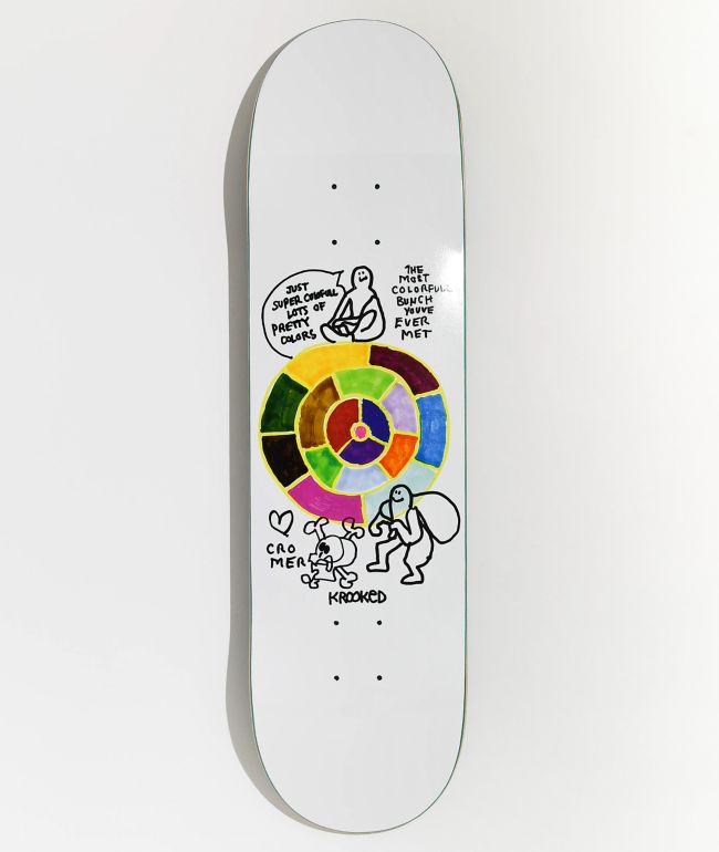 Krooked Cromer Pantone 8.25" tabla de skate