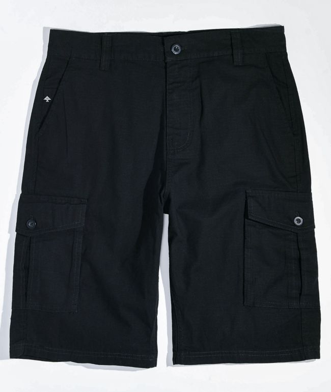 LRG RC Ripstop Black Cargo Shorts