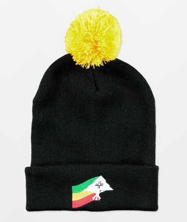 LRG Treelay Wave Black Beanie