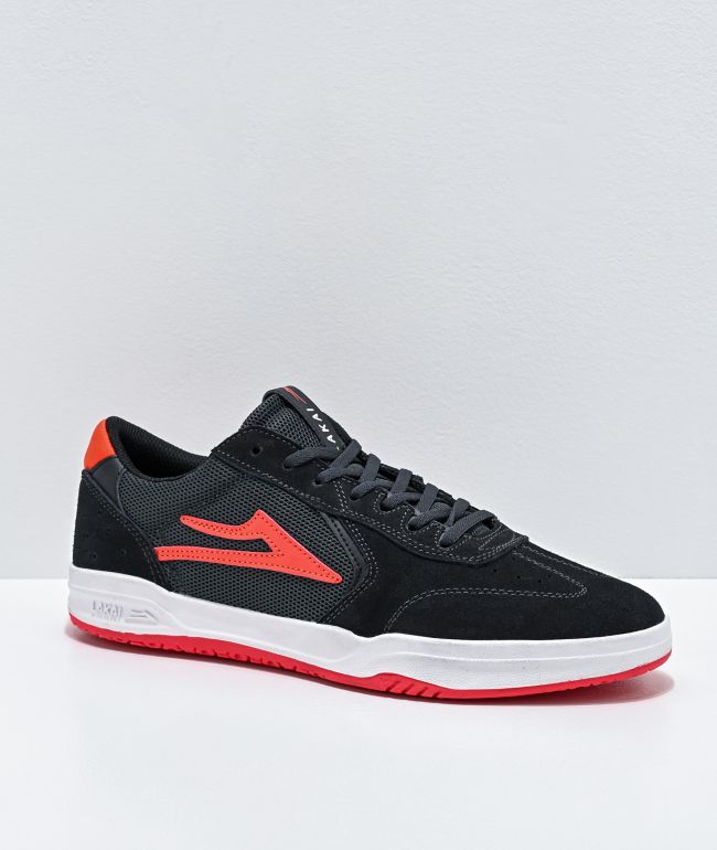 Lakai Atlantic Charcoal, Red \u0026 White 