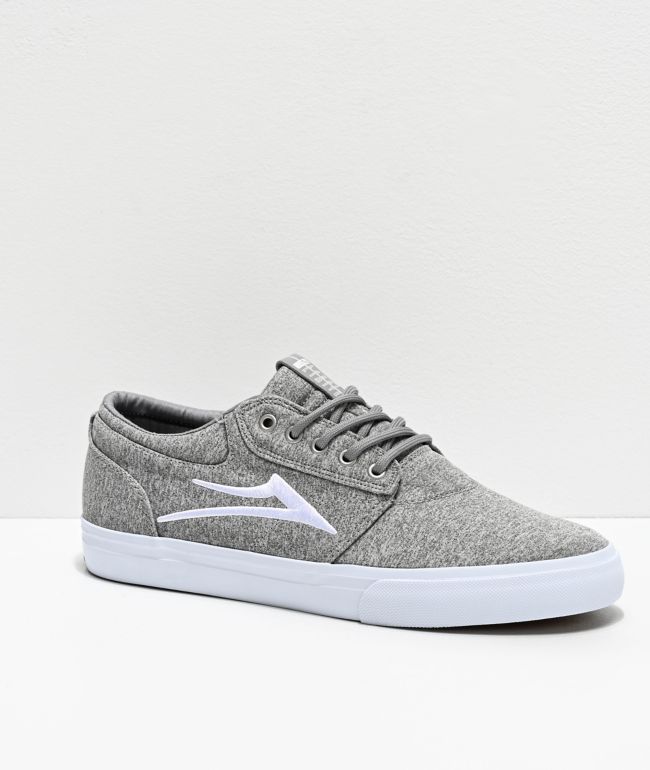 Lakai Griffin Grey Textile Skate Shoes 