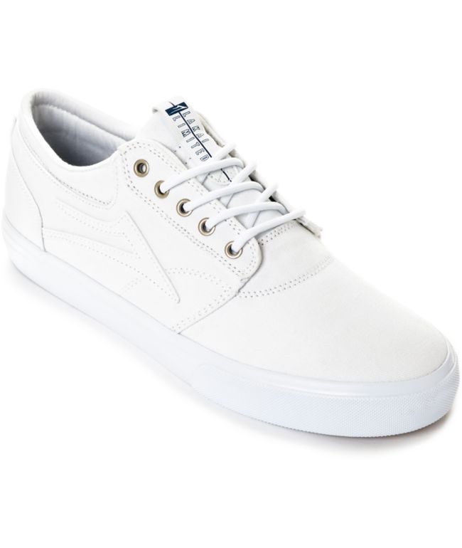 white lakai shoes
