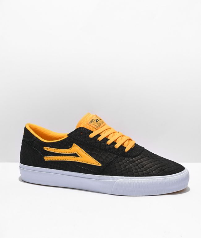 Lakai x Doomsayers Manchester Black & Gold Skate Shoes