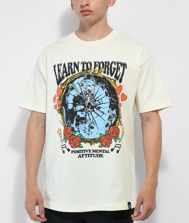 Learn To Forget Break On Through Cream T-Shirt