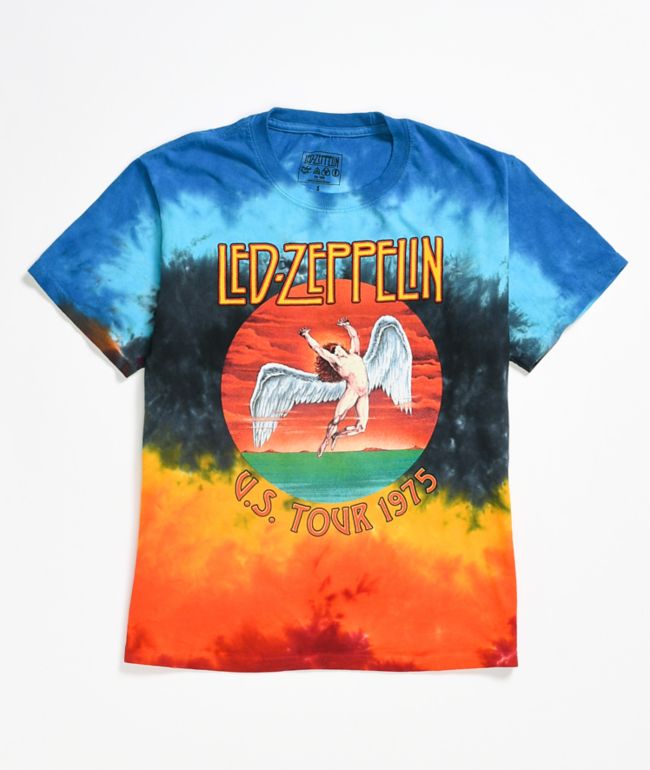 Led Zeppelin Icarus Tie Dye T Shirt Zumiez