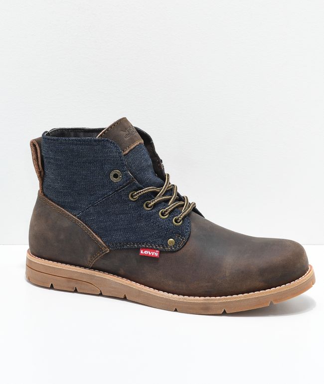 levis jax boots brown