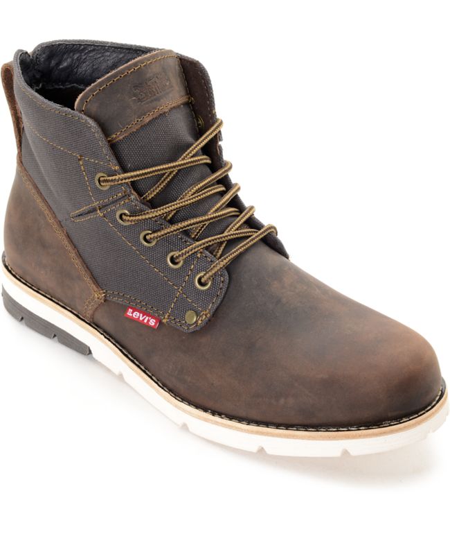 brown levi boots