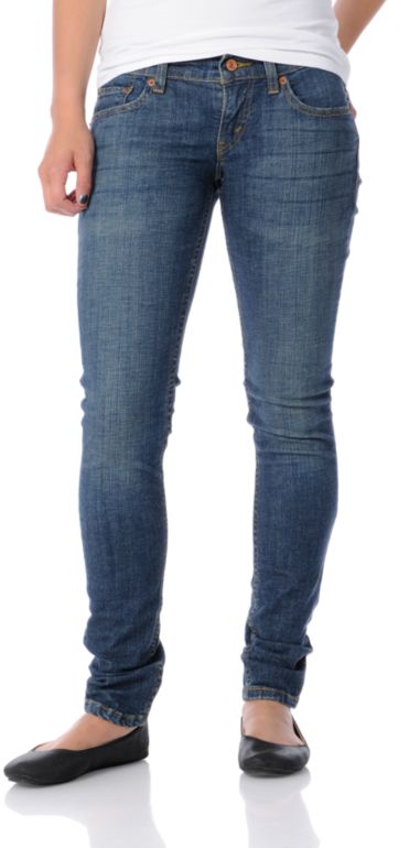 levi's 524 superlow skinny jeans