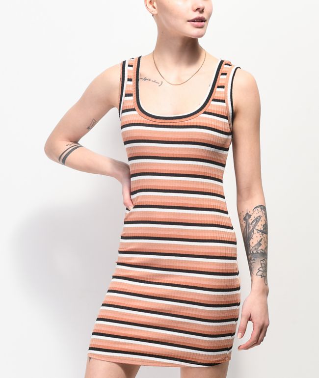 striped bodycon