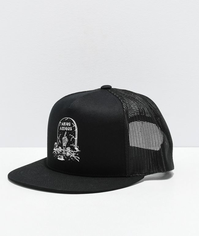 Lurking Class by Sketchy Tank Adios Black Trucker Hat
