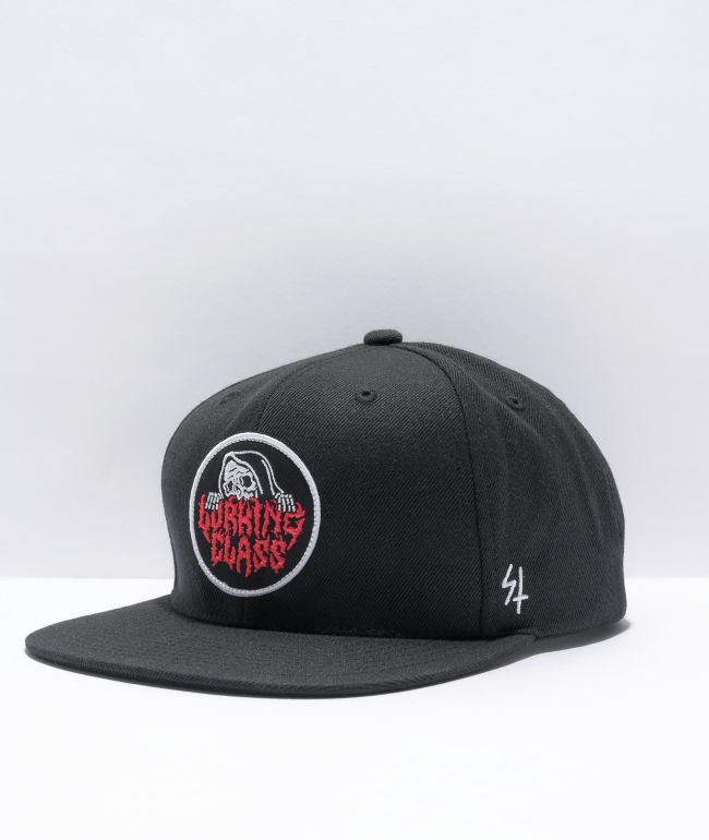 Lurking Class by Sketchy Tank Circle Logo Black Snapback Hat