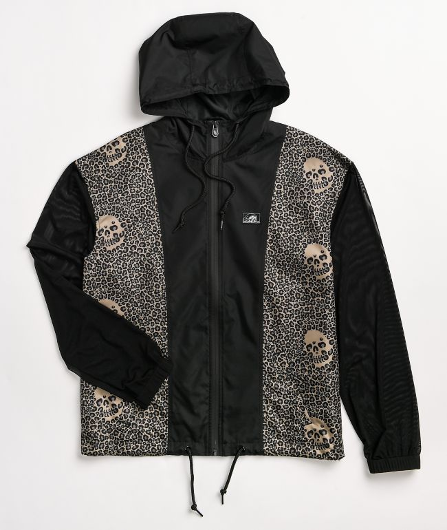 Política Banzai Competidores Lurking Class by Sketchy Tank Death chaqueta cortavientos de malla de  leopardo
