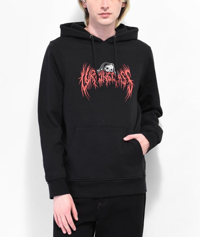 Lurking class by sketchy tank shark red hoodie clearance