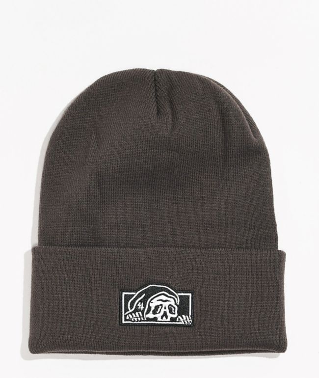 Lurking Class by Sketchy Tank Logo Brown Beanie