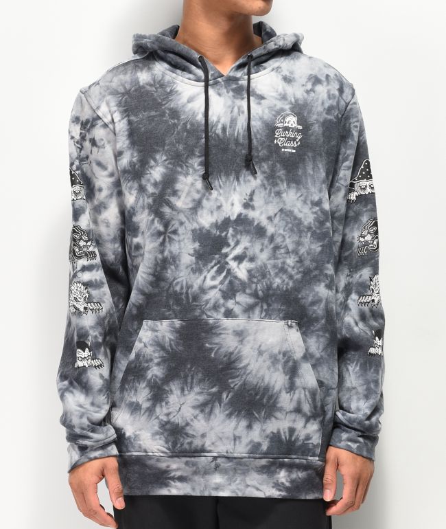 grey tie dye sweatshirt