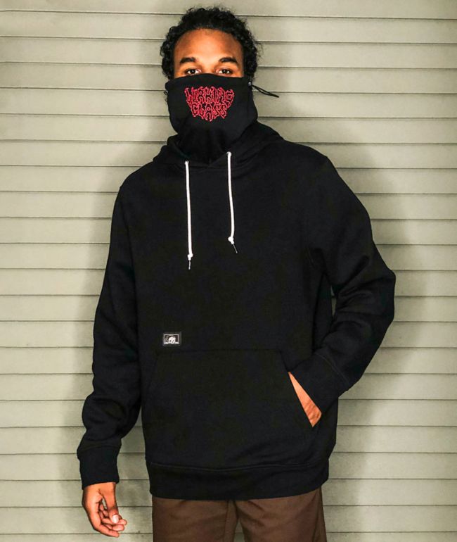 Lurking Class by Sketchy Tank Mask Black Hoodie