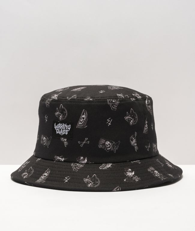 Lurking Class by Sketchy Tank Mixed Black Bucket Hat