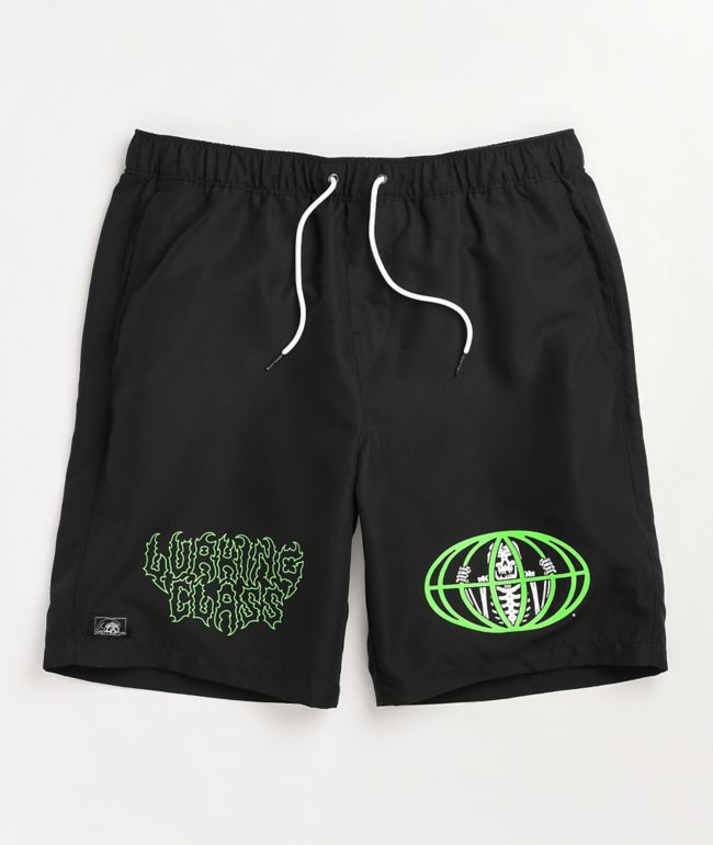 Lurking Class by Sketchy Tank Pandemic Black Hybrid Shorts