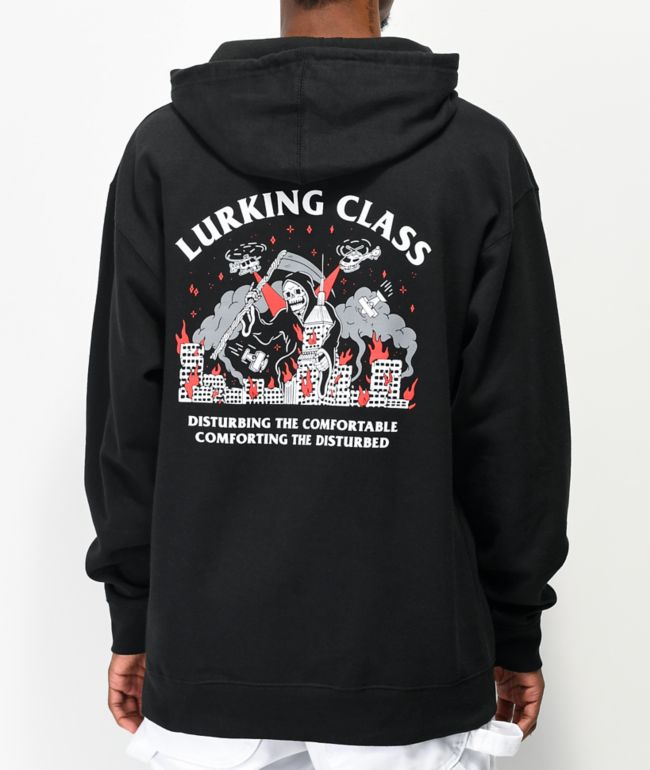 Lurking Class by Sketchy Tank Rampage Black Hoodie
