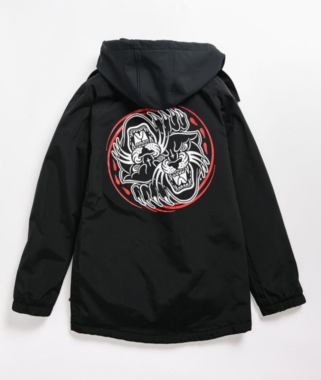 Lurking Class by Sketchy Tank Scratch Black 10K Snowboard Jacket