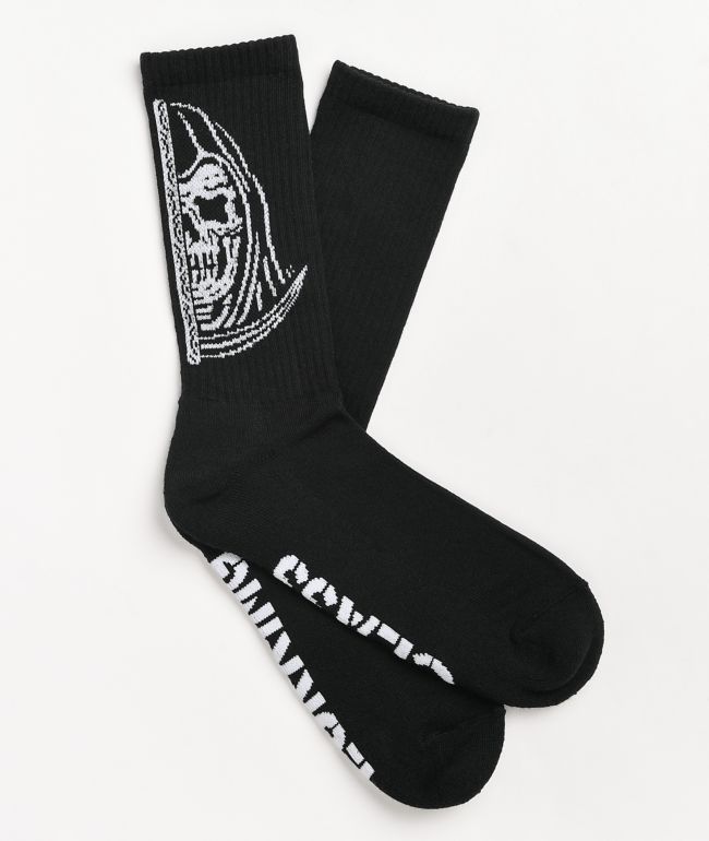 Lurking Class by Sketchy Tank Scythe Black Crew Socks