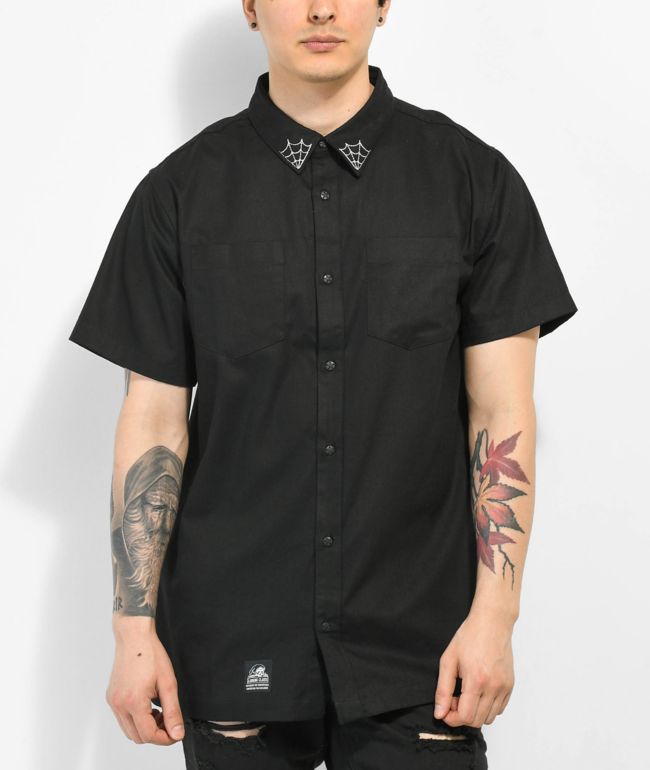Lurking Class by Sketchy Tank Web Black Work Shirt