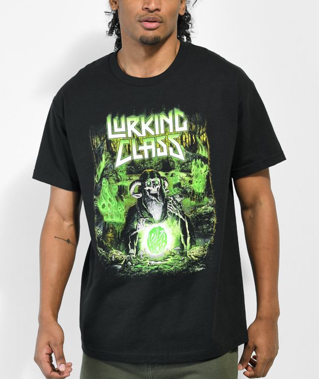 Lurking Class by Sketchy Tank x Stikker Die High camiseta negra