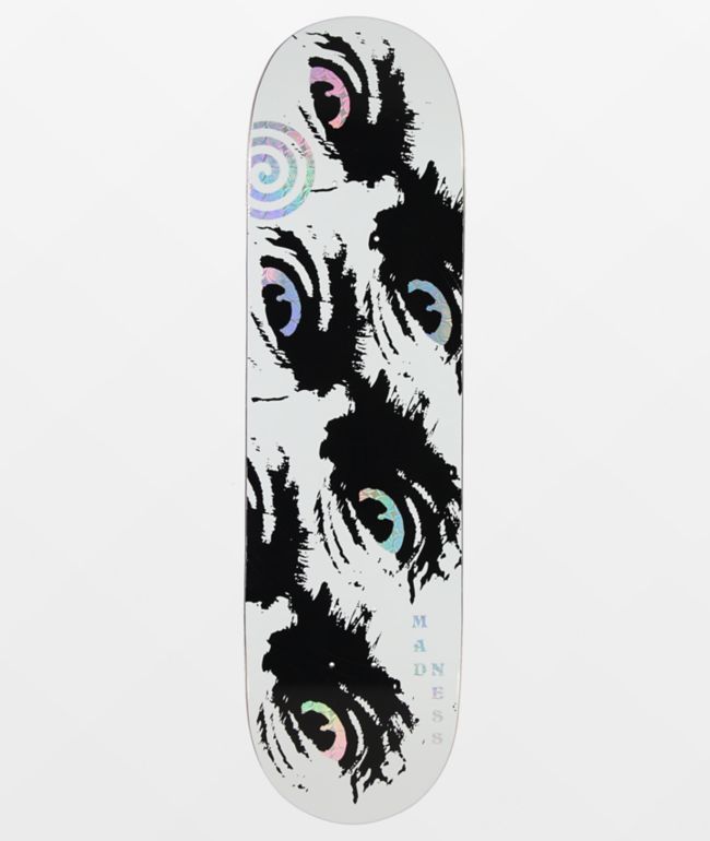 Madness Side Eye Swirls Super Sap 8.5" Skateboard Deck