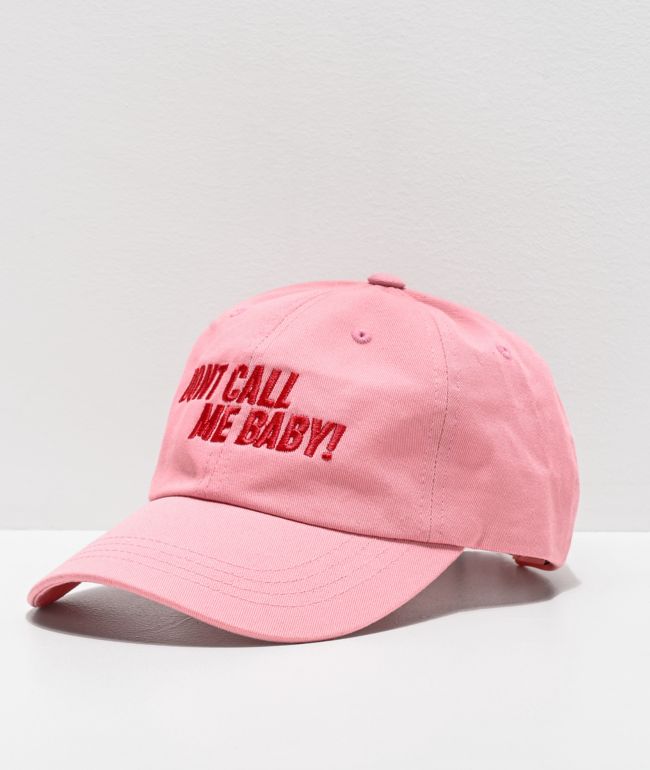 baby pink hat