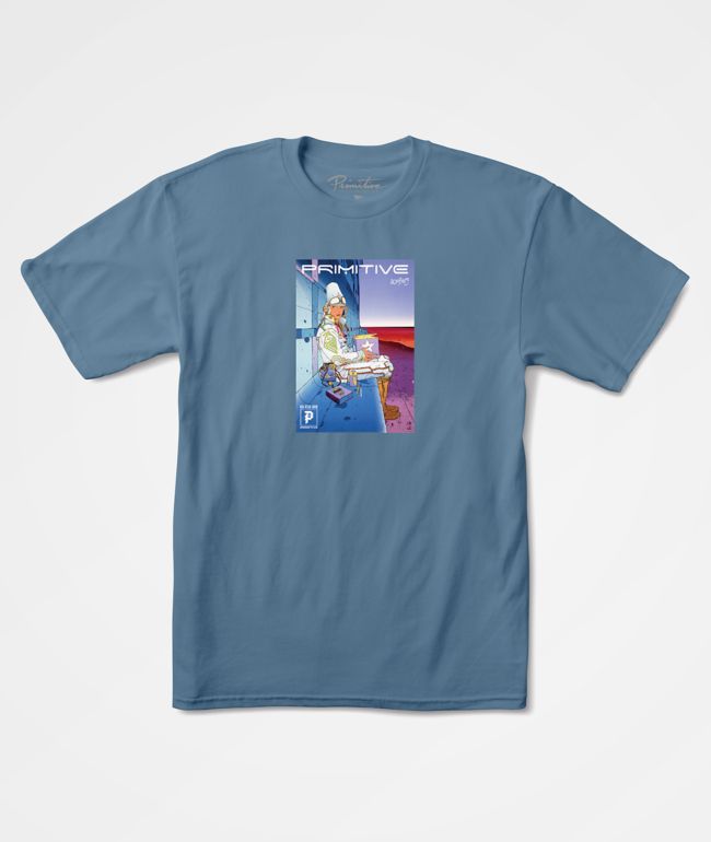 Marvel X Moebius By Primitive Starwatcher Blue T Shirt Zumiez