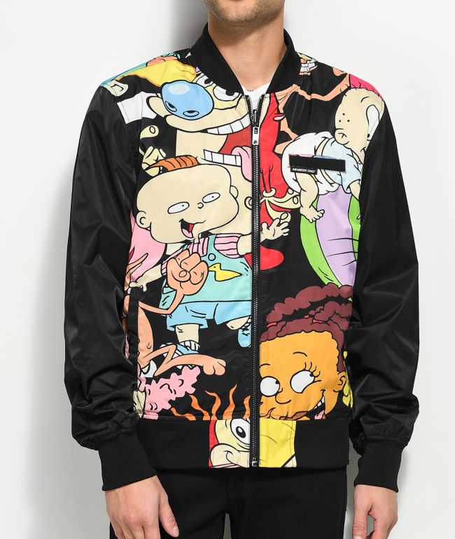 members only nickelodeon bomber jacket
