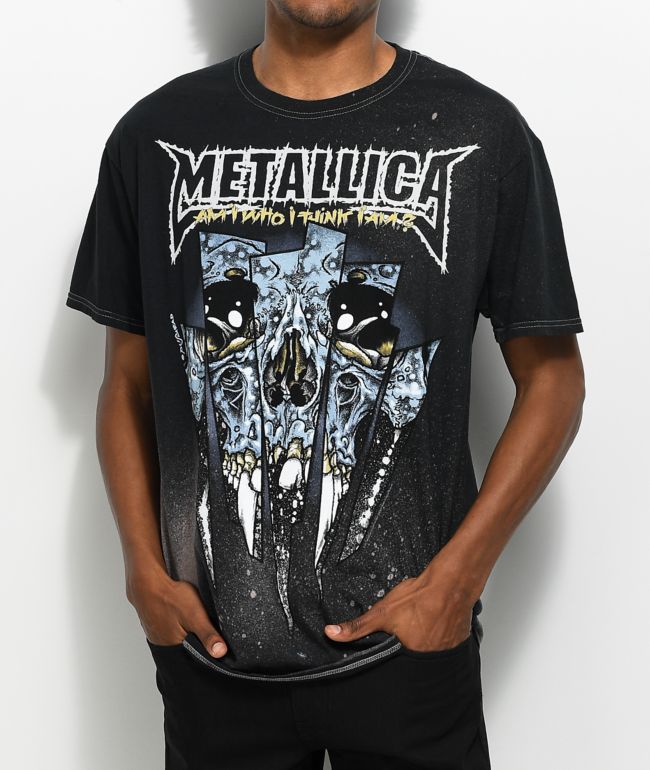 metallica black t shirt