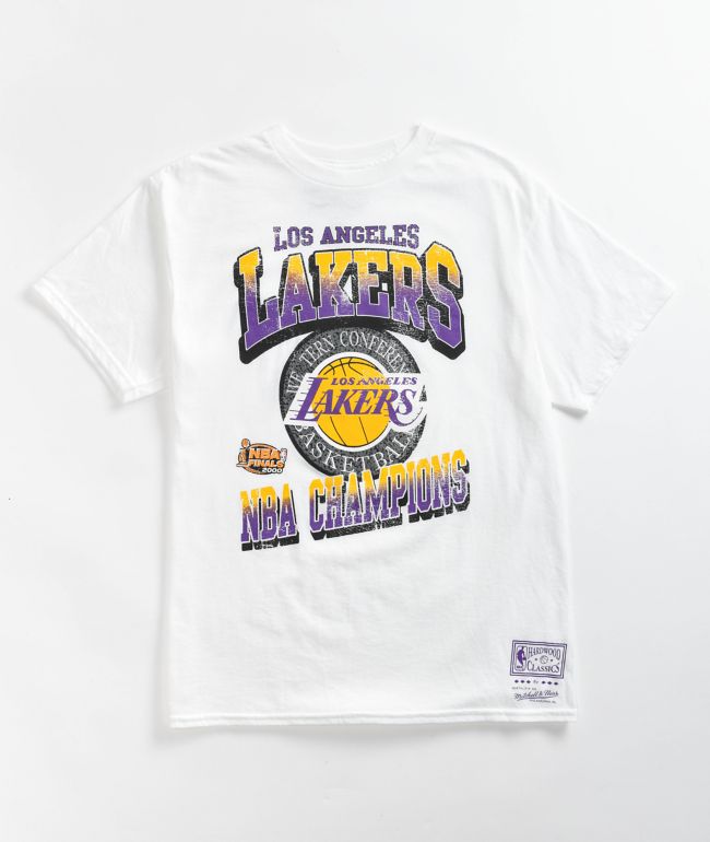 Mitchell & Ness Kids Lakers Champs White TShirt