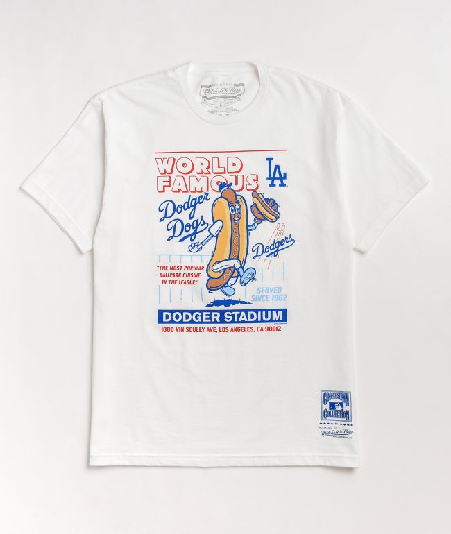 mitchell and ness dodgers t shirt
