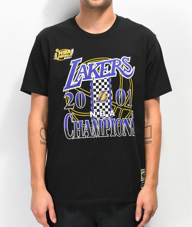 mitchell and ness lakers tee