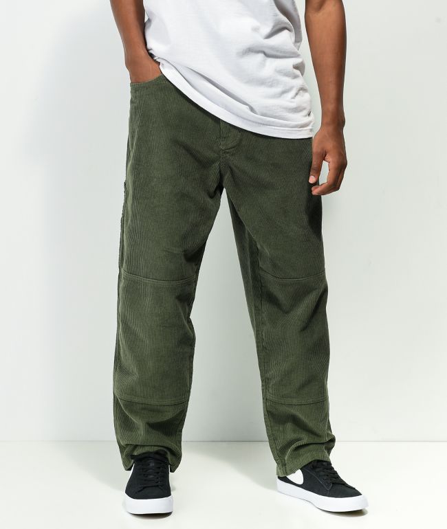 Monet Clipper Olive Corduroy Skate Pants