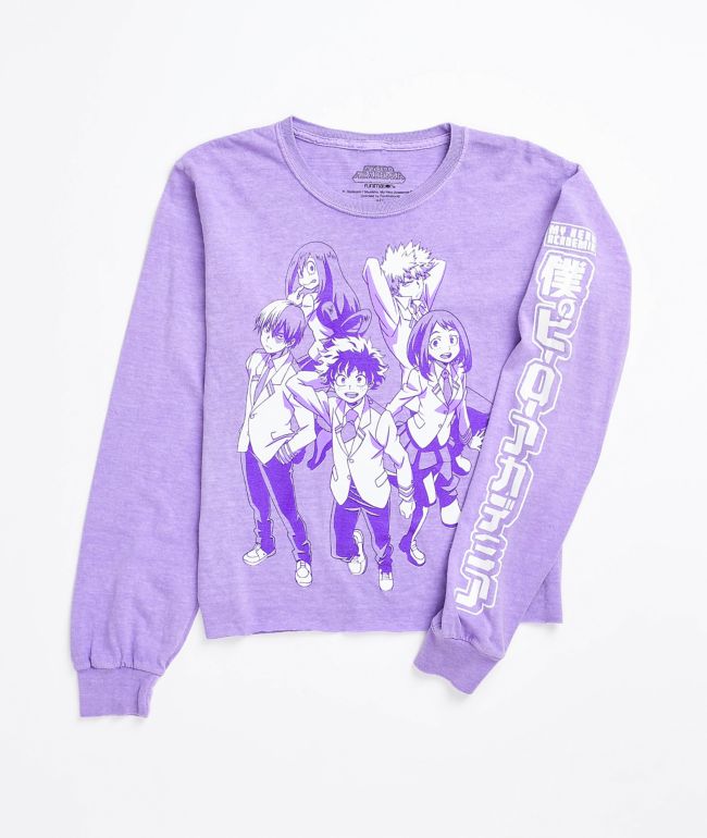 My Hero Academia Purple Long Sleeve T-Shirt