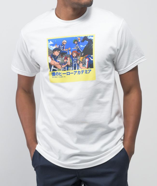 My Hero Academia Tableau Group White T Shirt My Hero Academia Tableau Group White T Shirt