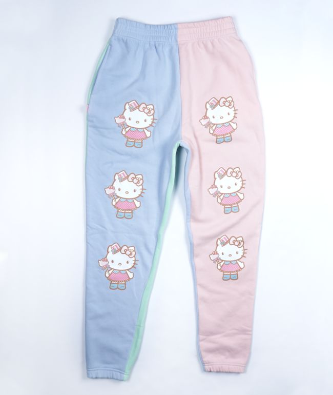 pastel pink sweatpants