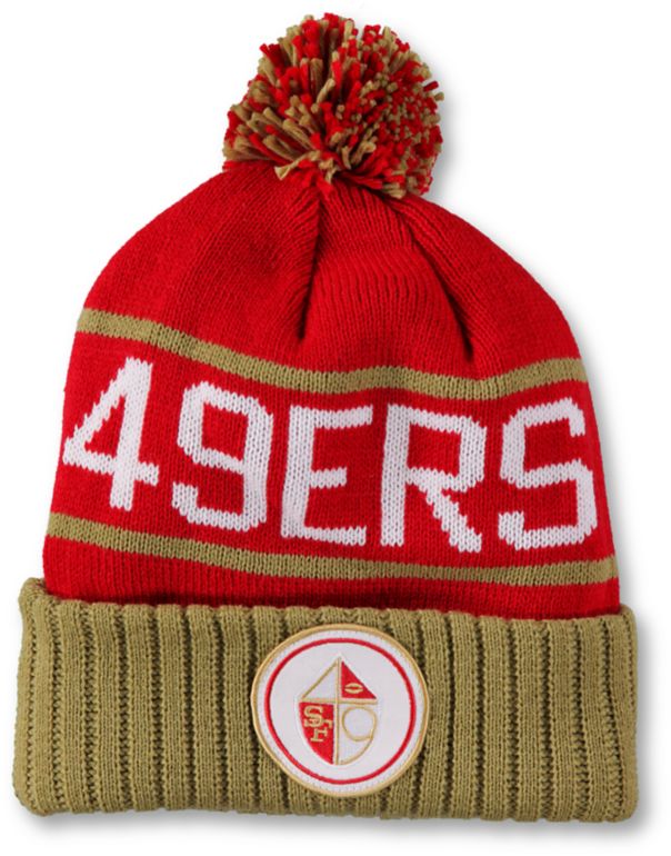 mitchell and ness 49ers beanie