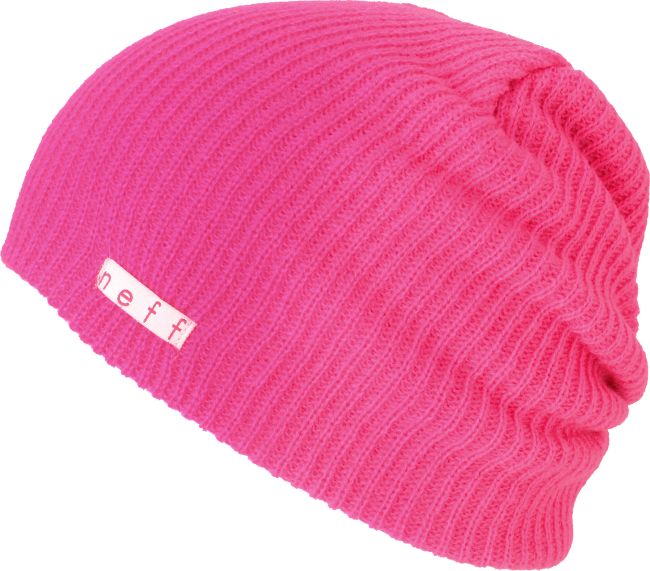 Neon pink neff beanie Outlet