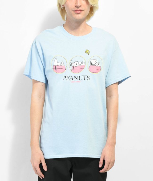 Neon Riot x Peanuts Woodstock camiseta celeste