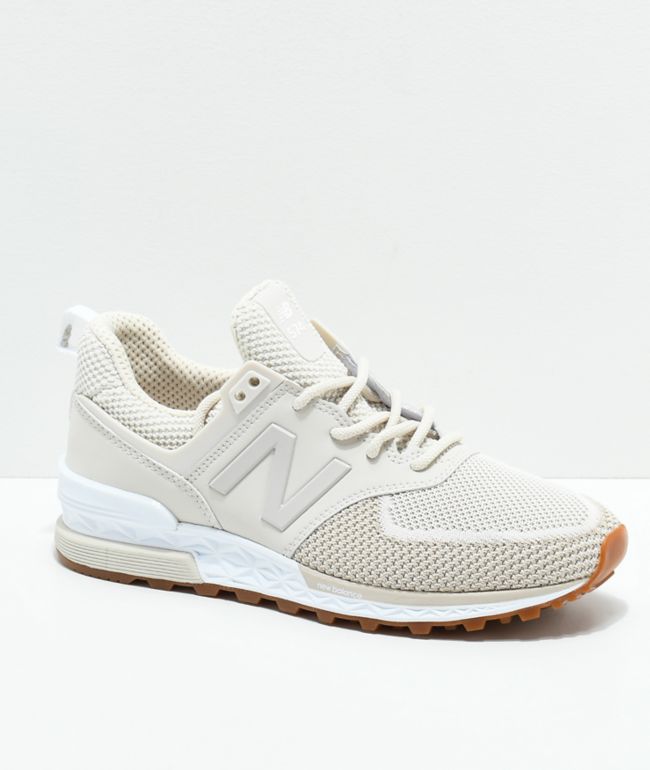 new balance 574 black with moonbeam